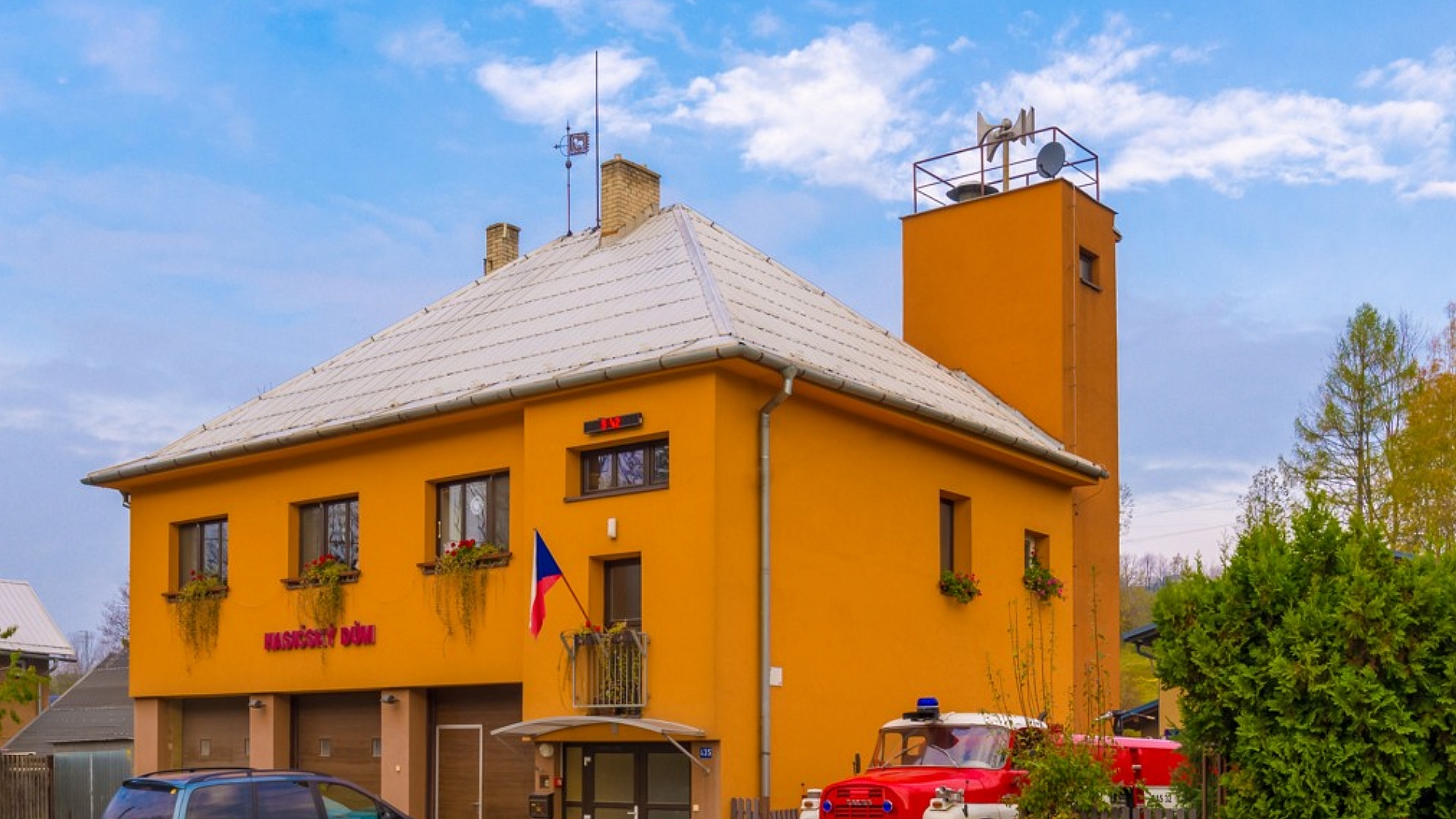 obec Veřovice - Hasičský dům