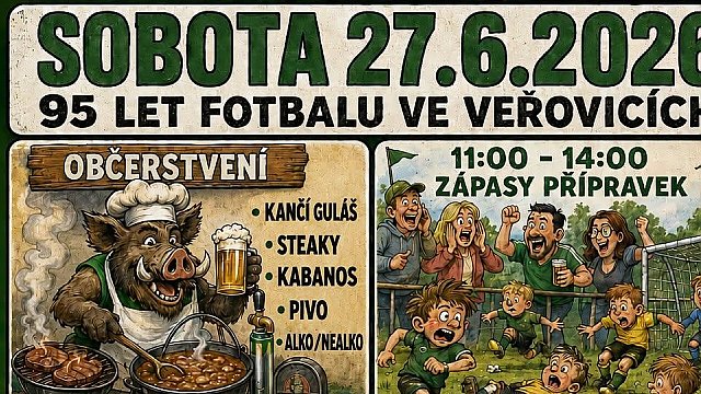 95 let od založení fotbalového klubu ve Veřovicích 