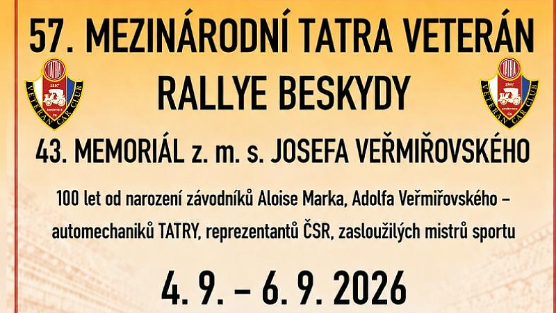 57. MEZINÁRODNÍ TATRA VETERÁN RALLYE BESKYDY