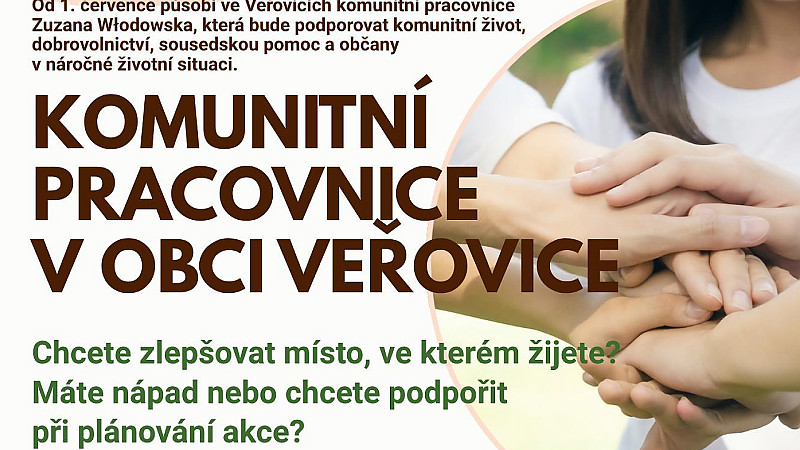 Komunitní pracovnice v obci Veřovice
