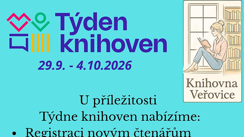 Týden knihoven 29.09. - 04.40.2026