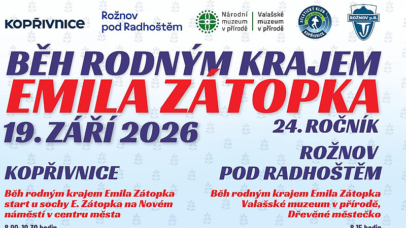 Běh rodným krajem Emila Zátopka - 24. ročník